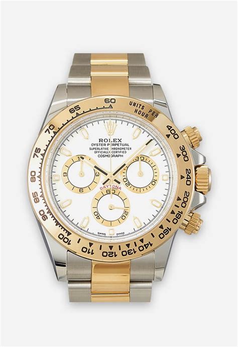 rolex bicolor daytona|Rolex daytona for sale white.